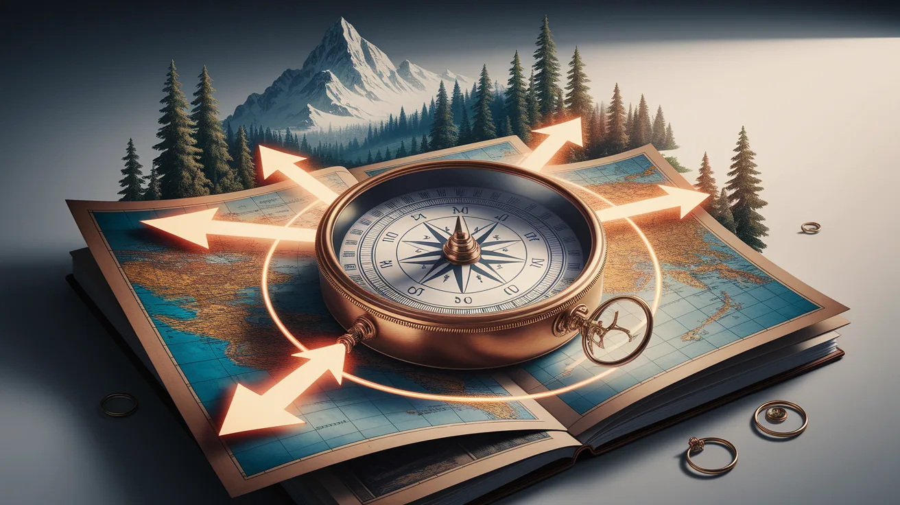 Illustration for Pointing to the Truth: How a Compass Immediately Shows You Direction